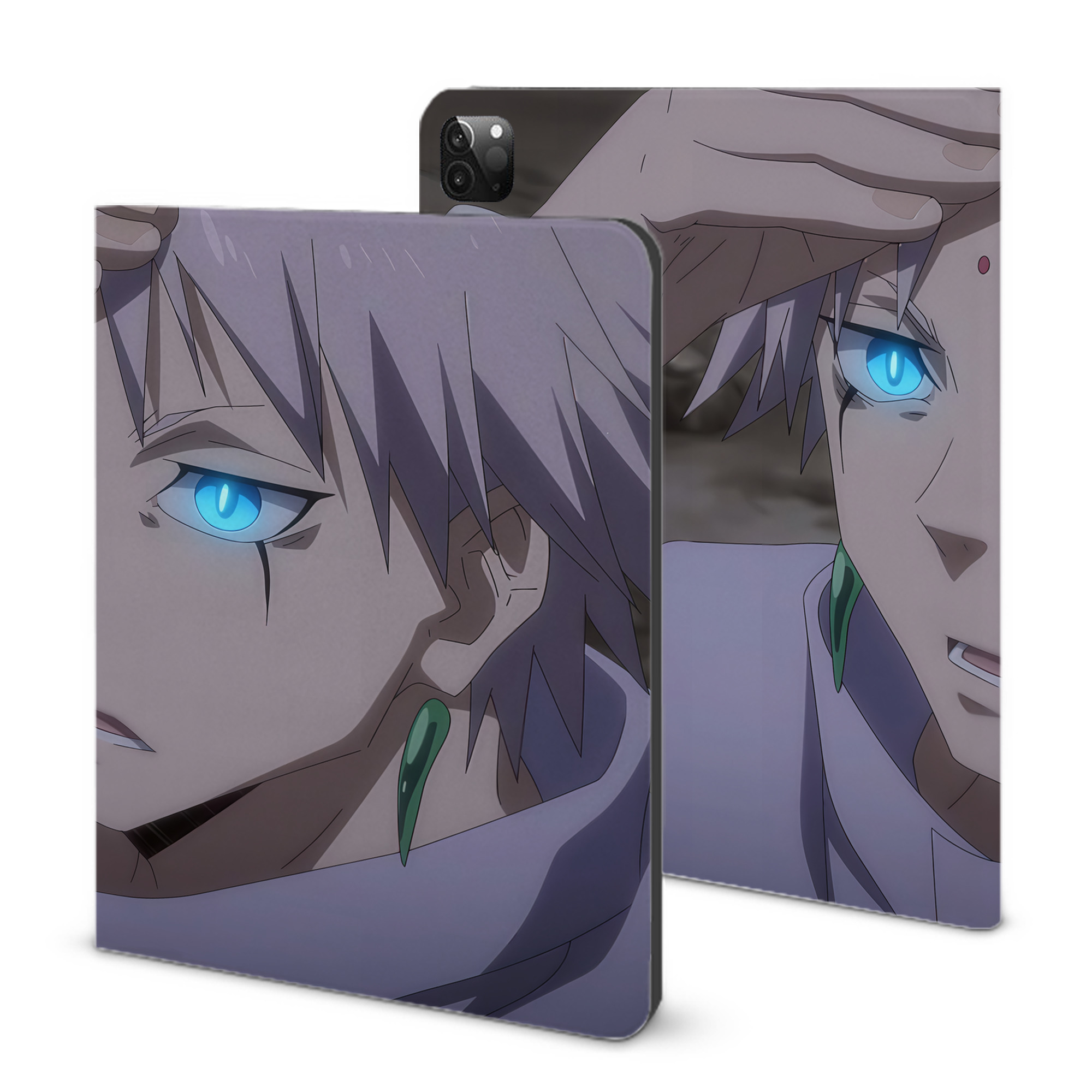 （画像用） 転スラ Regarding Reincarnated to Slime IPadケース ペンホルダー付き ブックスタイルデザイン